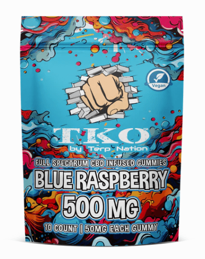 Full Spectrum CBD Infused Blue Raspberry 500mg