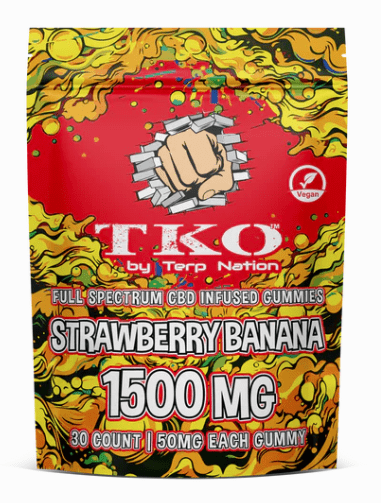 Full Spectrum CBD Infused Strawberry Banana 1500mg