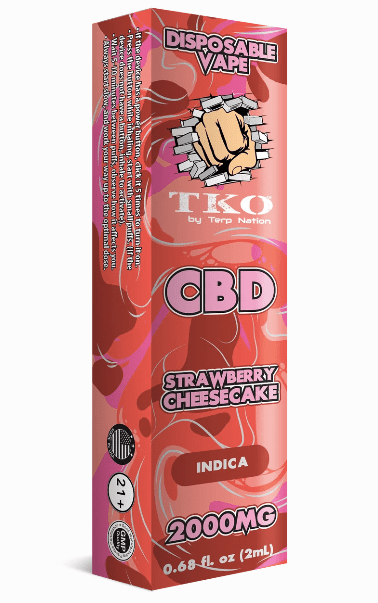 2000mg CBD Disposable Vape By TKO