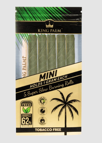 King Palm 5 Mini Rolls holds 1gm each